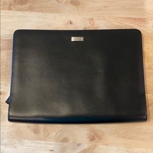 Mont Blanc Leather Laptop Sleeve